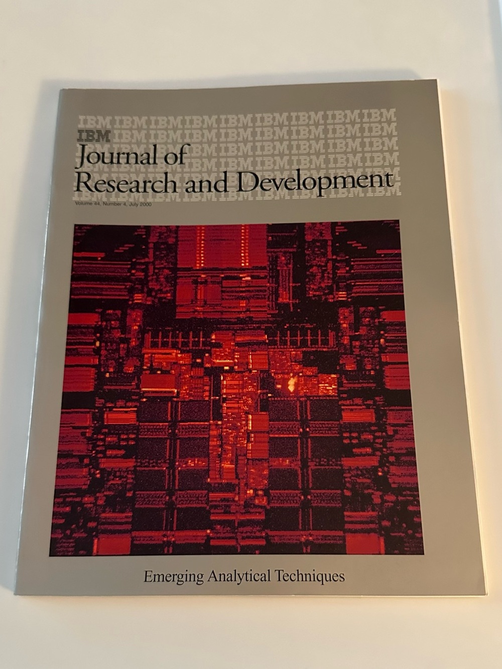 IBM Journal Research and Development Vol 44 No 4 July 2000 Analytical Techniques